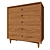 5-Drawer Chest: 90x40x100cm 3D model small image 1