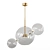 Elegant Blush Pendant Light 3D model small image 1