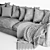 Luxurious Singita Sofa 2: Unrivalled Comfort 3D model small image 5