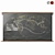 Title: Vintage-Inspired Military Chalkboard Map 3D model small image 1