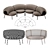 Sleek & Versatile Maki Easy Chair 3D model small image 2