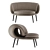Sleek & Versatile Maki Easy Chair 3D model small image 4