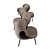 Sleek & Versatile Maki Easy Chair 3D model small image 7