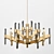 Modern Sciolari Chandelier 3D model small image 3