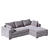 Origami Lion Corner Sofa in Microvelvet 3D model small image 13