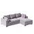 Origami Lion Corner Sofa in Microvelvet 3D model small image 14