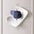 Sleek Wall Mounted Light Fixture 3D model small image 1