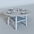 Bolanburg Counter Height Dining Table 3D model small image 3