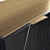 Sleek Contemporary Bamax Sideboard 3D model small image 3