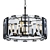 Elegant Harlow Pendant Chandelier 3D model small image 1