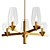  Houston 5-Lamp Chandelier 3D model small image 1