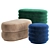 Ferm Living Round Pouf - Stylish and Versatile 3D model small image 2