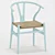 Wishbone Chair Set: Elegant & Functional 3D model small image 2