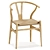 Wishbone Chair Set: Elegant & Functional 3D model small image 6