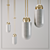 Elegant Alabaster Pendant Lamp 3D model small image 1