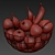 Fresh Harvest Fruit Set 3D model small image 2