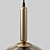 Jolly Gold Amber Pendant Lamp 3D model small image 4