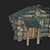 Charming Cottage with Broken Door 3D model small image 2