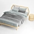 Trama Legno Bed - Sleek and Stylish Wooden Bed with Dedalo Bedside Tables 3D model small image 4