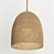 Natural Oak Pendant Light 3D model small image 2