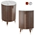 EDEN ROCK Cherry Wood Mini Bar 3D model small image 1