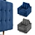 Luxurious Armchair with Askona Amani Design 3D model small image 3