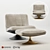 Luxury Armchair: Corona 4 & Vray 3dsmax 2016 Model 3D model small image 1