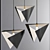 Sleek Aarevalo Pendant Lamp 3D model small image 1
