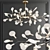 Sparkling Star: Moooi Firefly Chandelier 3D model small image 1