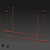 Colibrì LED Suspension Lamp Set 3D model small image 2