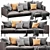 Bonaldo Paraiso Chaise Lounge: Stylish Comfort for Ultimate Relaxation 3D model small image 1