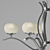 Modern LED Ceiling Lamp 3D model small image 2