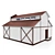 Double-Storey Mini Market 8x9 3D model small image 3