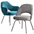 Modern Knoll Saarinen Tubular Armchair 3D model small image 1