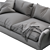Elegant Drawing Room Sofa 3D model small image 4