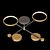 Modern LED Ring and Disk Ceiling Lamp 3D model small image 2