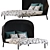 Rilly Cocoon Double Daybed: Stylish Outdoor Comfort 3D model small image 1