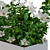 Elegant White Flower Bouquet 3D model small image 3