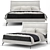 Elegant Francis Bed: A Modern Classic 3D model small image 1