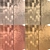 Palladium Brass Copper Gold 3D Wall Tiles 3D model small image 5