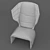 Stylish Gender Armchair - Vray and Corona 3D model small image 10