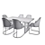 Turkish Luxury Dining Table by Yildizmobilya 3D model small image 3