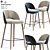 Retro Chic Barrel Bar Stool 3D model small image 1