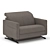 Convertible Belgian Sofa: Tofane Bliss 3D model small image 1