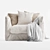 Uniqwa Singita One Seater: Sleek and Comfortable 3D model small image 2