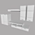 Modern Wall Unit "Denver 3D model small image 3