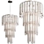 Gigi L Nickel Finish Chandelier - Elegant Lighting Fixture 3D model small image 1