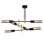 Fall Glass Pendant Light - Modern Loft Design 3D model small image 1