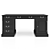 Elegant British Desk for Sophisticated Interiors 3D model small image 2