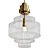 Ethereal Glass Art Pendant 3D model small image 1
